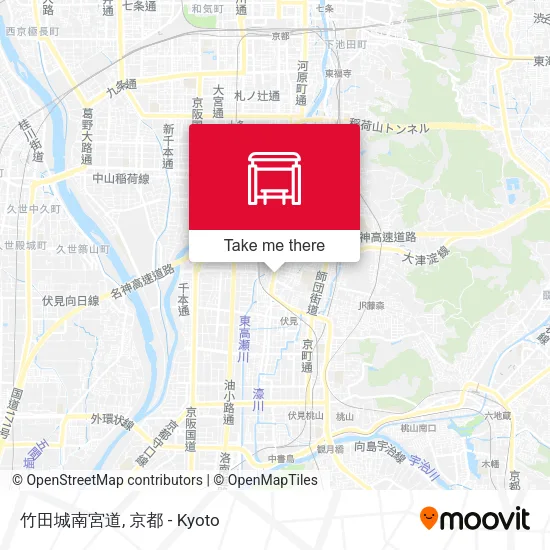 竹田城南宮道 map