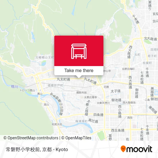 常磐野小学校前 map