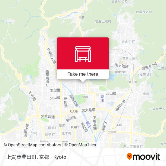 上賀茂豊田町 map