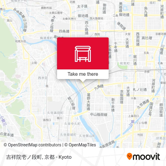 吉祥院壱ノ段町 map