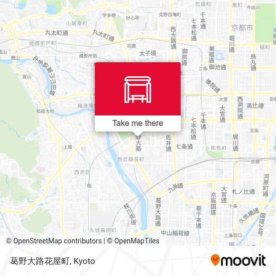 葛野大路花屋町 map