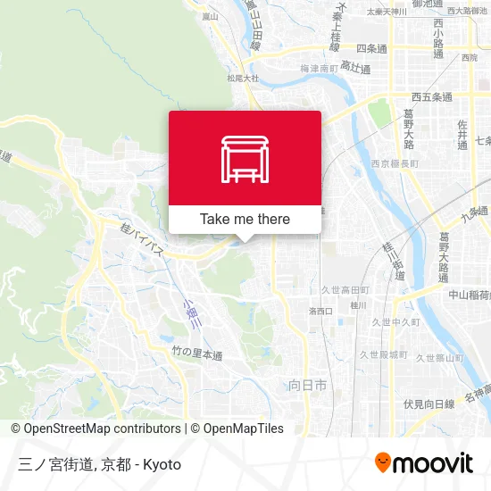 三ノ宮街道 map