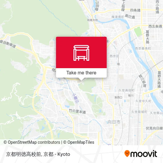 京都明徳高校前 map