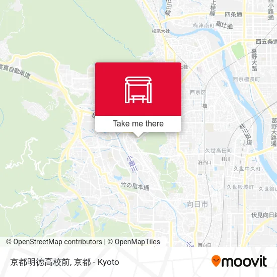京都明徳高校前 map