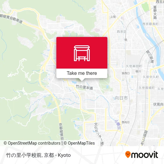 竹の里小学校前 map