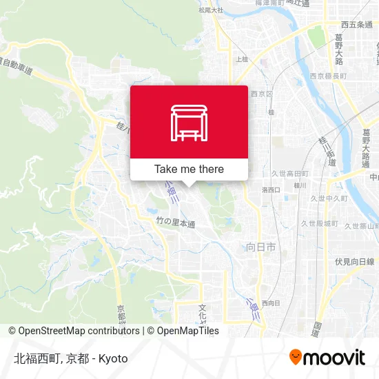 北福西町 map