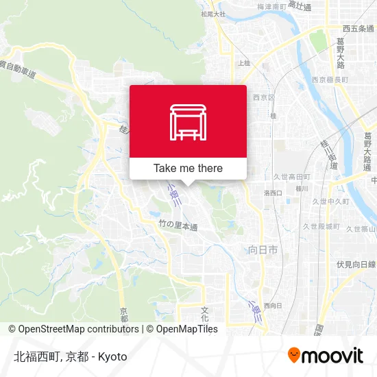北福西町 map