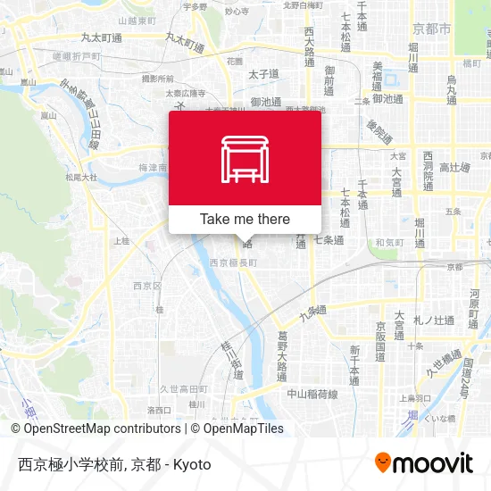 西京極小学校前 map