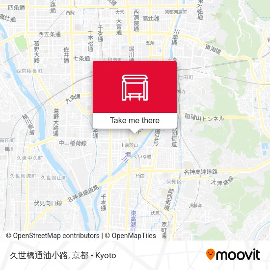 久世橋通油小路 map