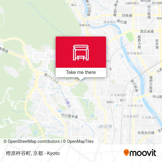 樫原秤谷町 map