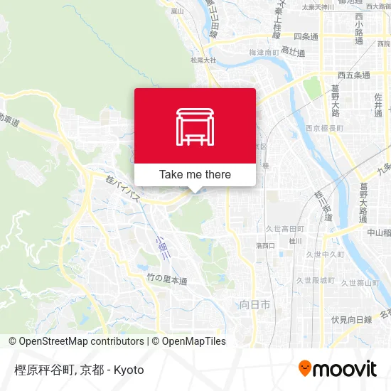 樫原秤谷町 map