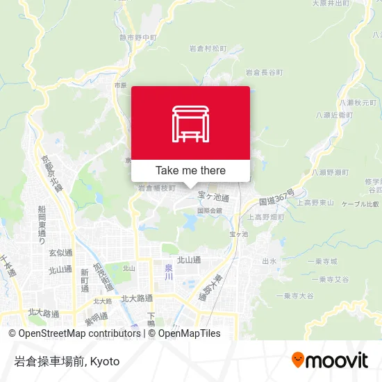 岩倉操車場前 map