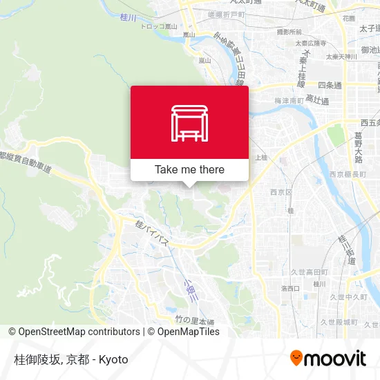 桂御陵坂 map