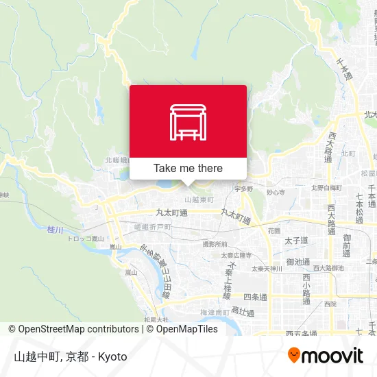 山越中町 map