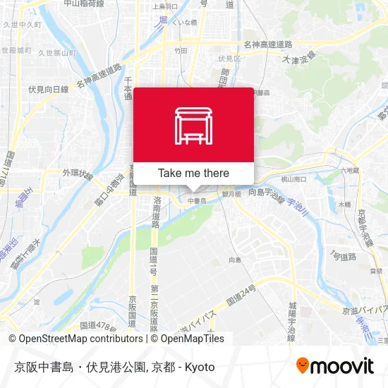 京阪中書島・伏見港公園 map