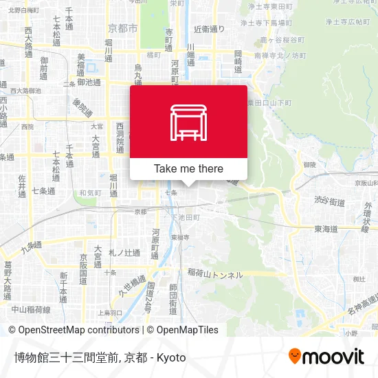 博物館三十三間堂前 map