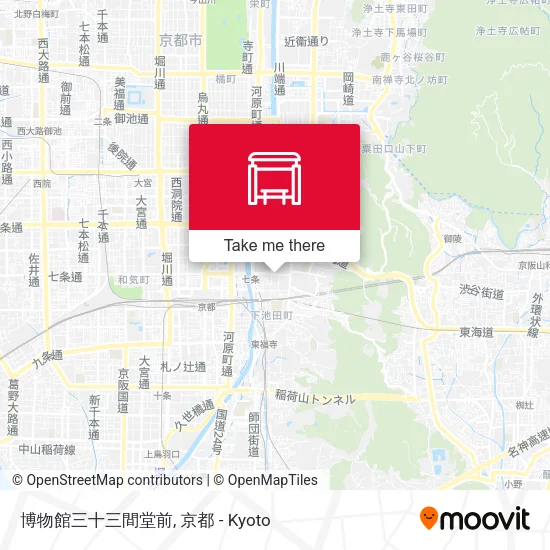 博物館三十三間堂前 map