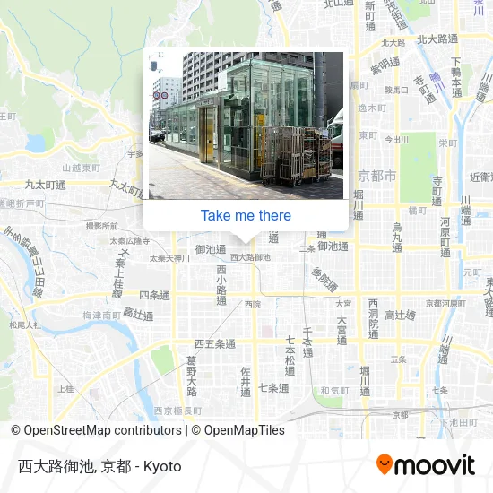 西大路御池 map