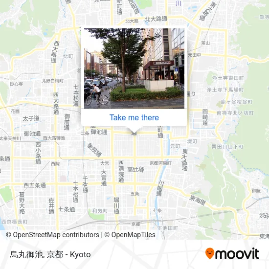烏丸御池 map