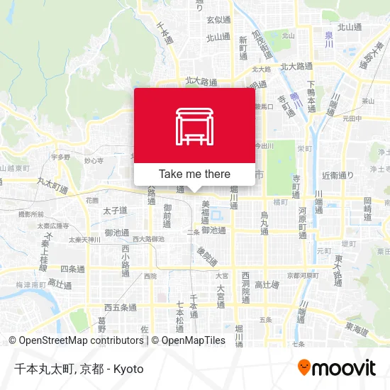 千本丸太町 map