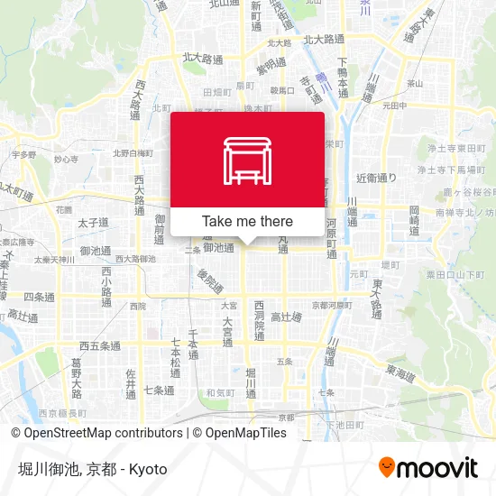 堀川御池 map