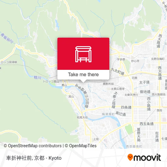 車折神社前 map