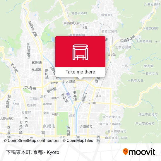 下鴨東本町 map