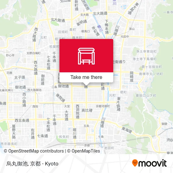 烏丸御池 map