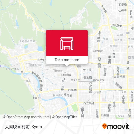 Uzumasa Eigamura-mae map