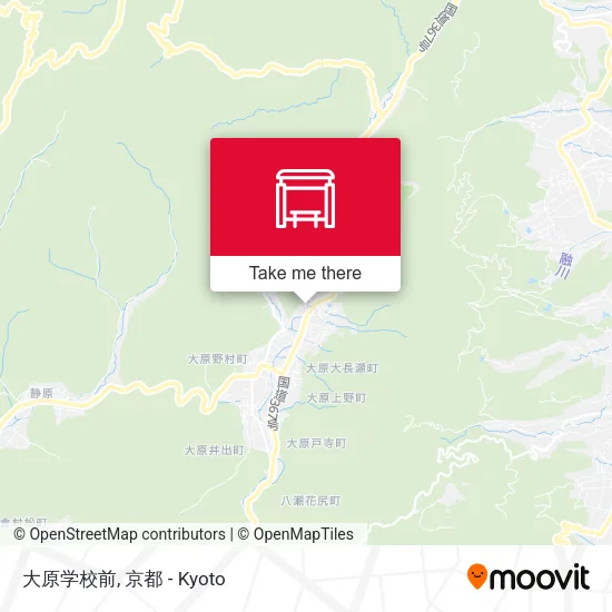 大原学校前 map