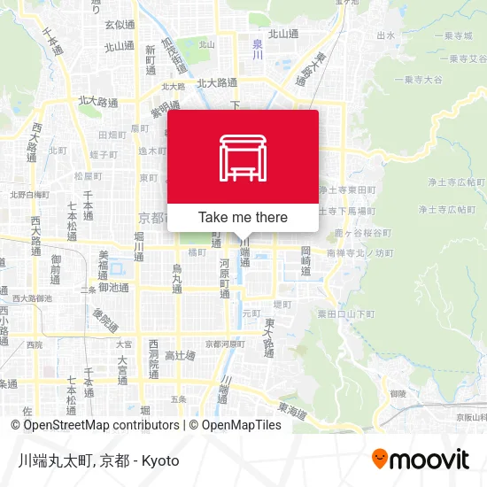 川端丸太町 map