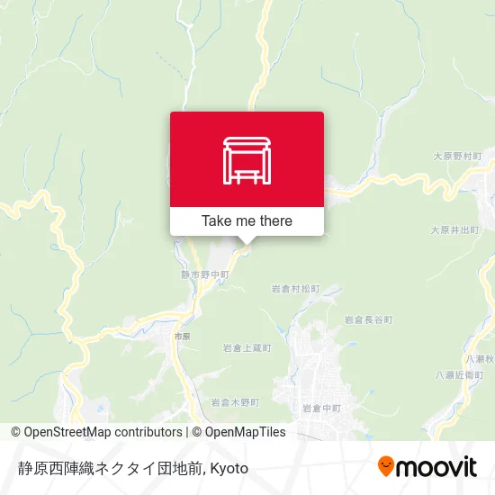 静原西陣織ネクタイ団地前 map