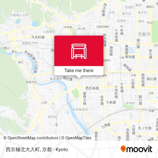 西京極北大入町 map