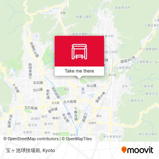 宝ヶ池球技場前 map