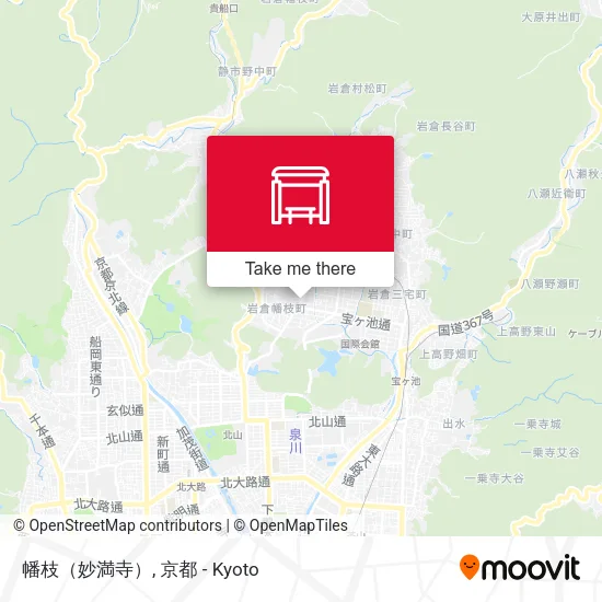 幡枝（妙満寺） map