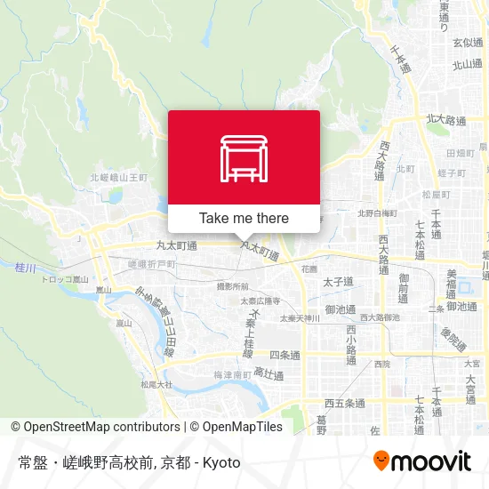 常盤・嵯峨野高校前 map