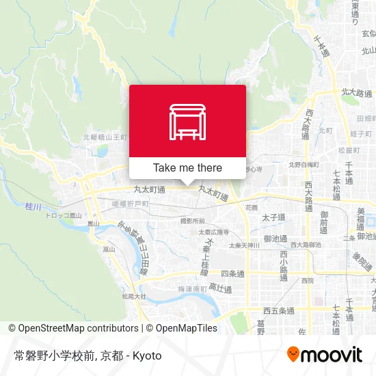常磐野小学校前 map