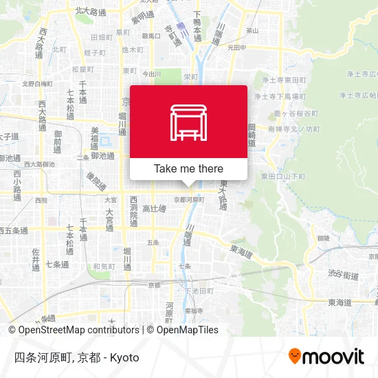 四条河原町 map