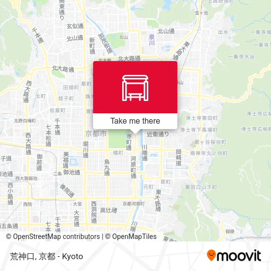 荒神口 map