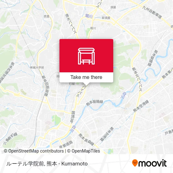 ルーテル学院前 map