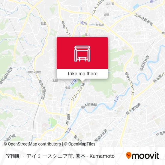 室園町・アイミースクエア前 map