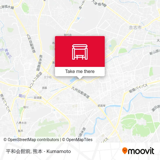 平和会館前 map