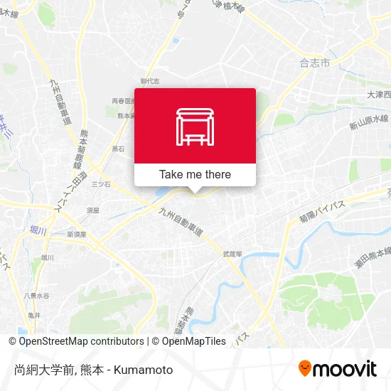 尚絅大学前 map