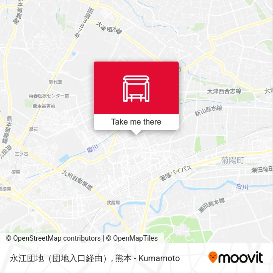 永江団地（団地入口経由） map