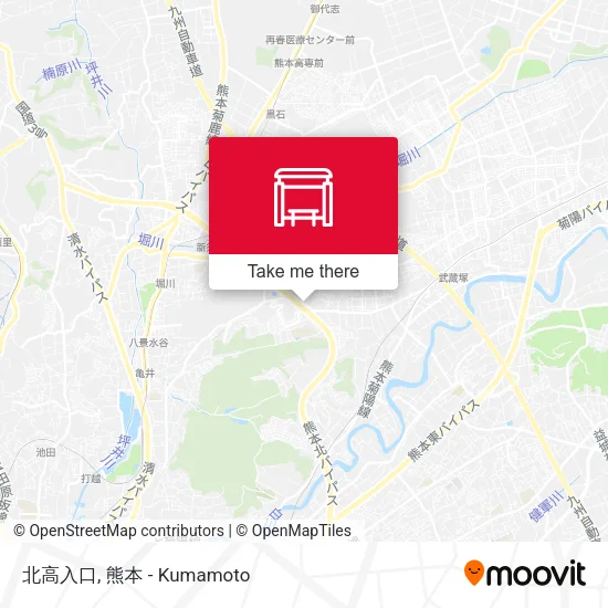 北高入口 map