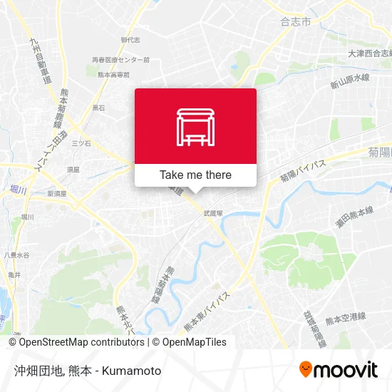 沖畑団地 map