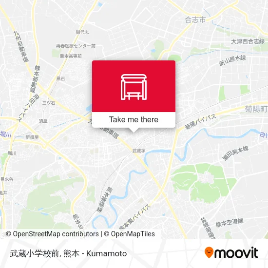 武蔵小学校前 map
