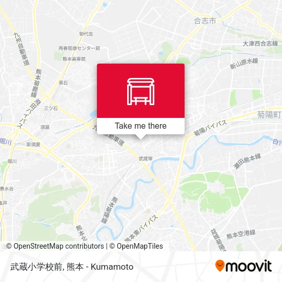 武蔵小学校前 map