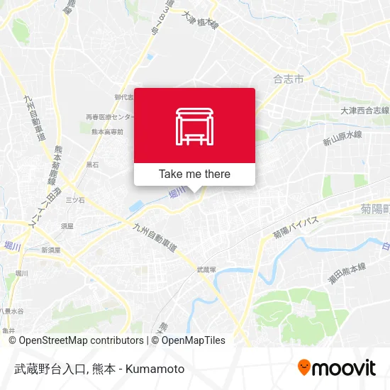 武蔵野台入口 map