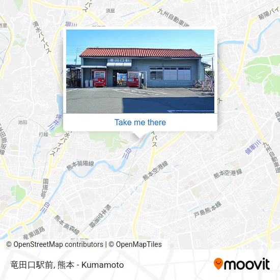竜田口駅前 map